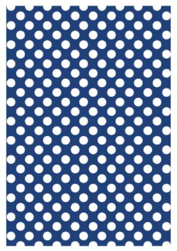 Printed Wafer Paper - Small Dots Aqua - Click Image to Close